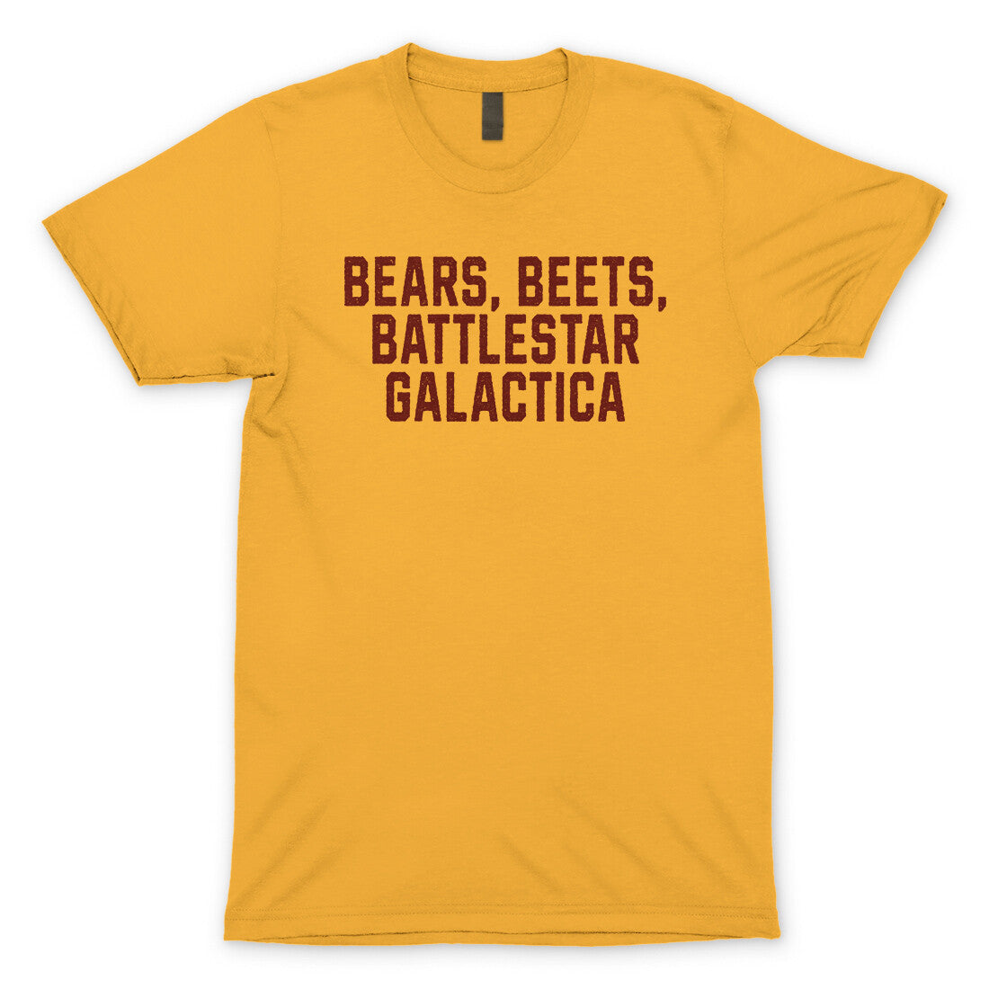 Bears Beets Battlestar Galactica in Gold Color