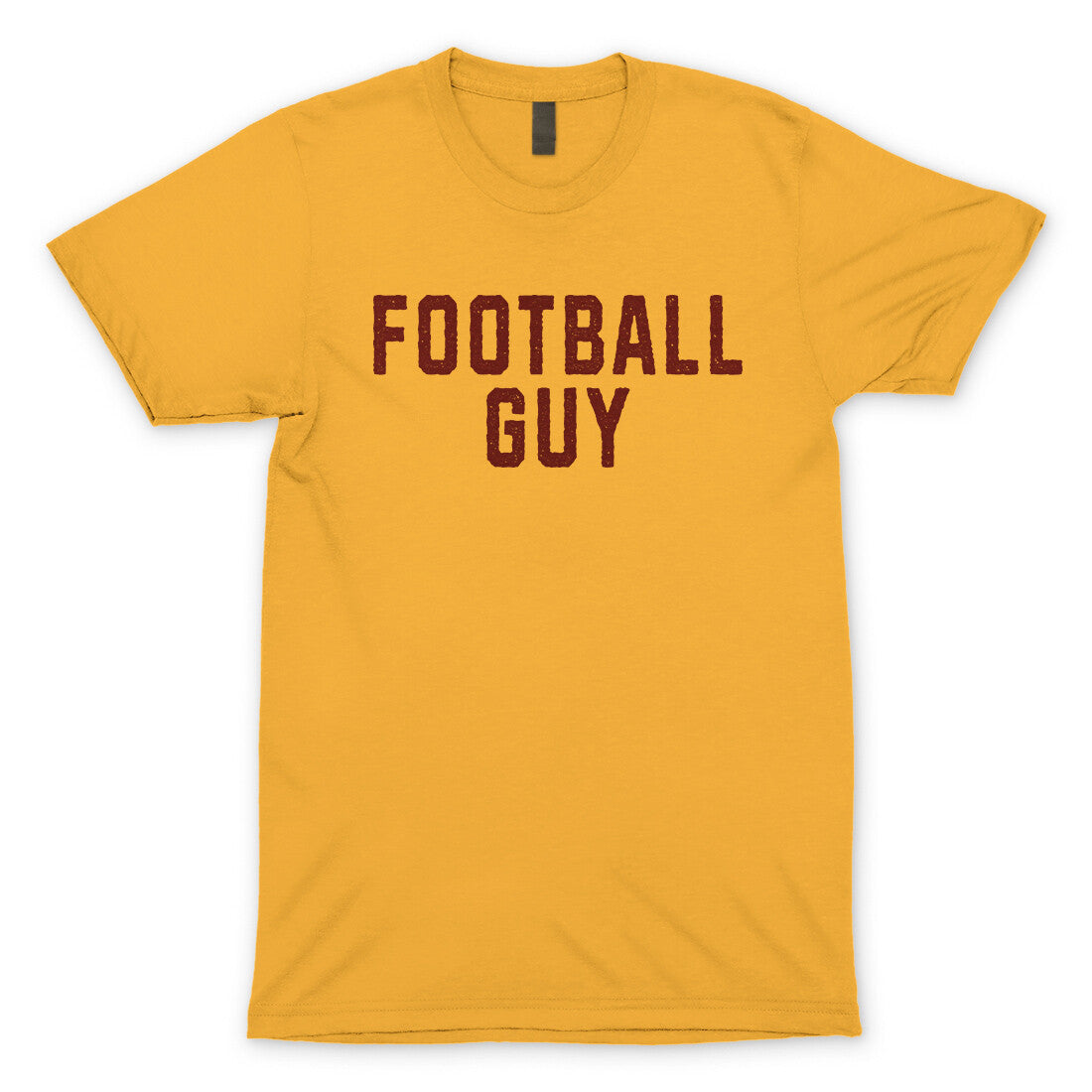 Football Guy in Gold Color