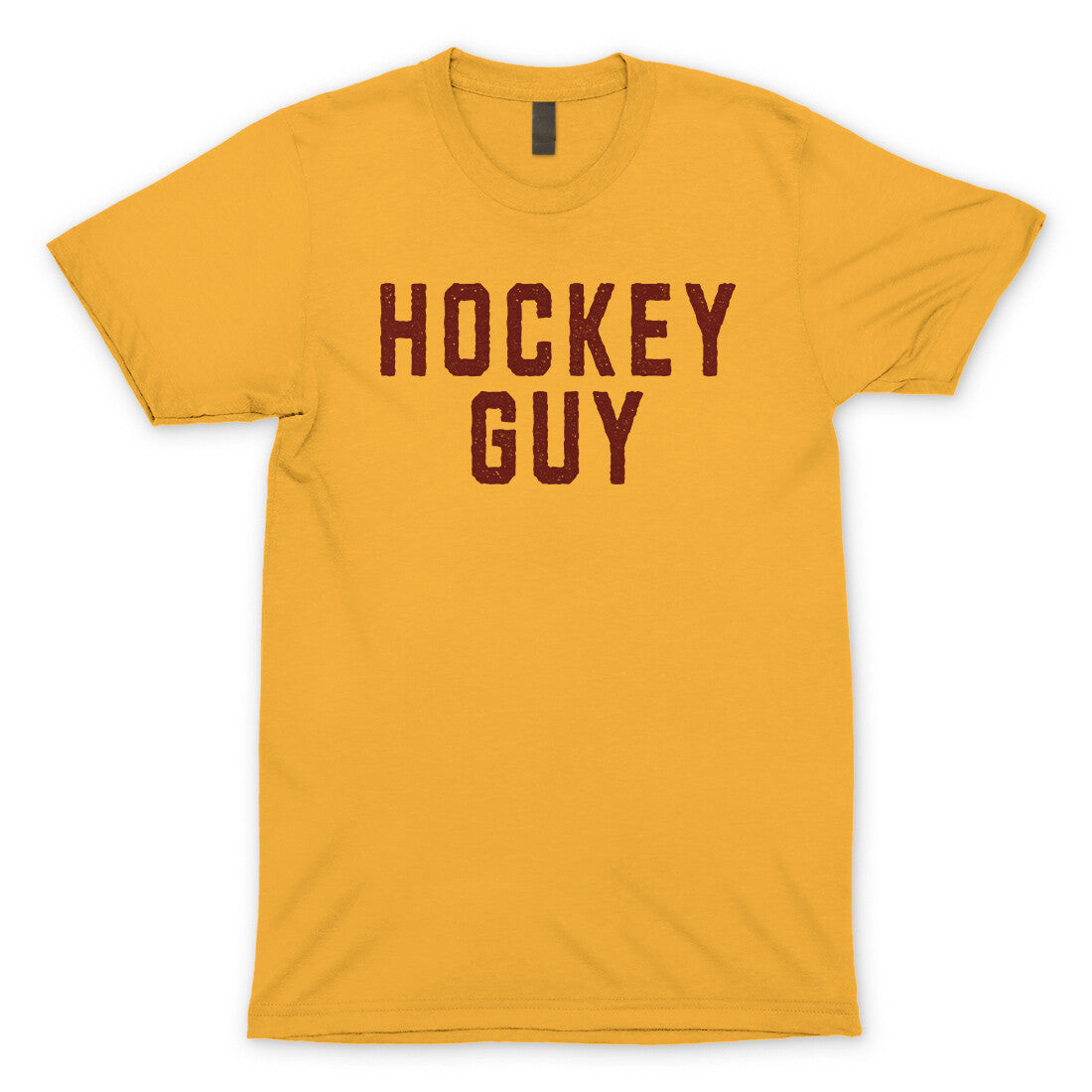 Hockey Guy in Gold Color