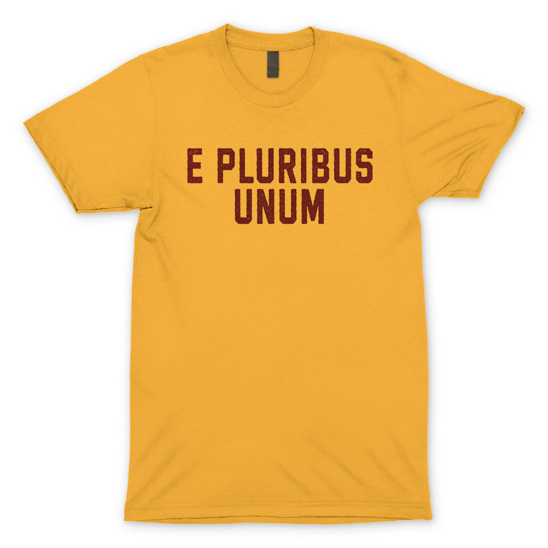 E Pluribus Unum in Gold Color