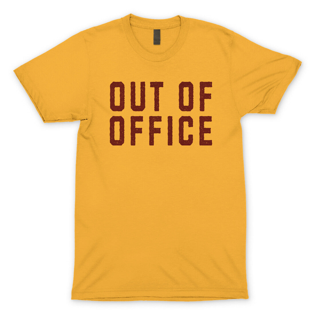 Out of Office in Gold Color