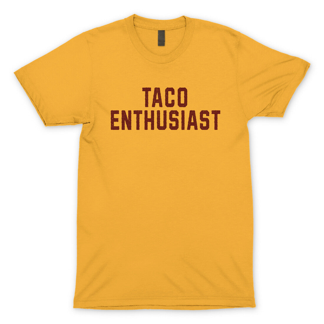 Taco Enthusiast in Gold Color