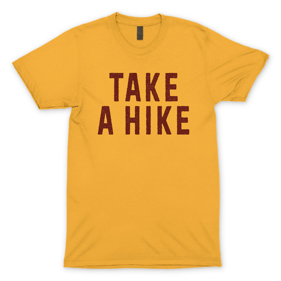 Take a Hike in Gold Color