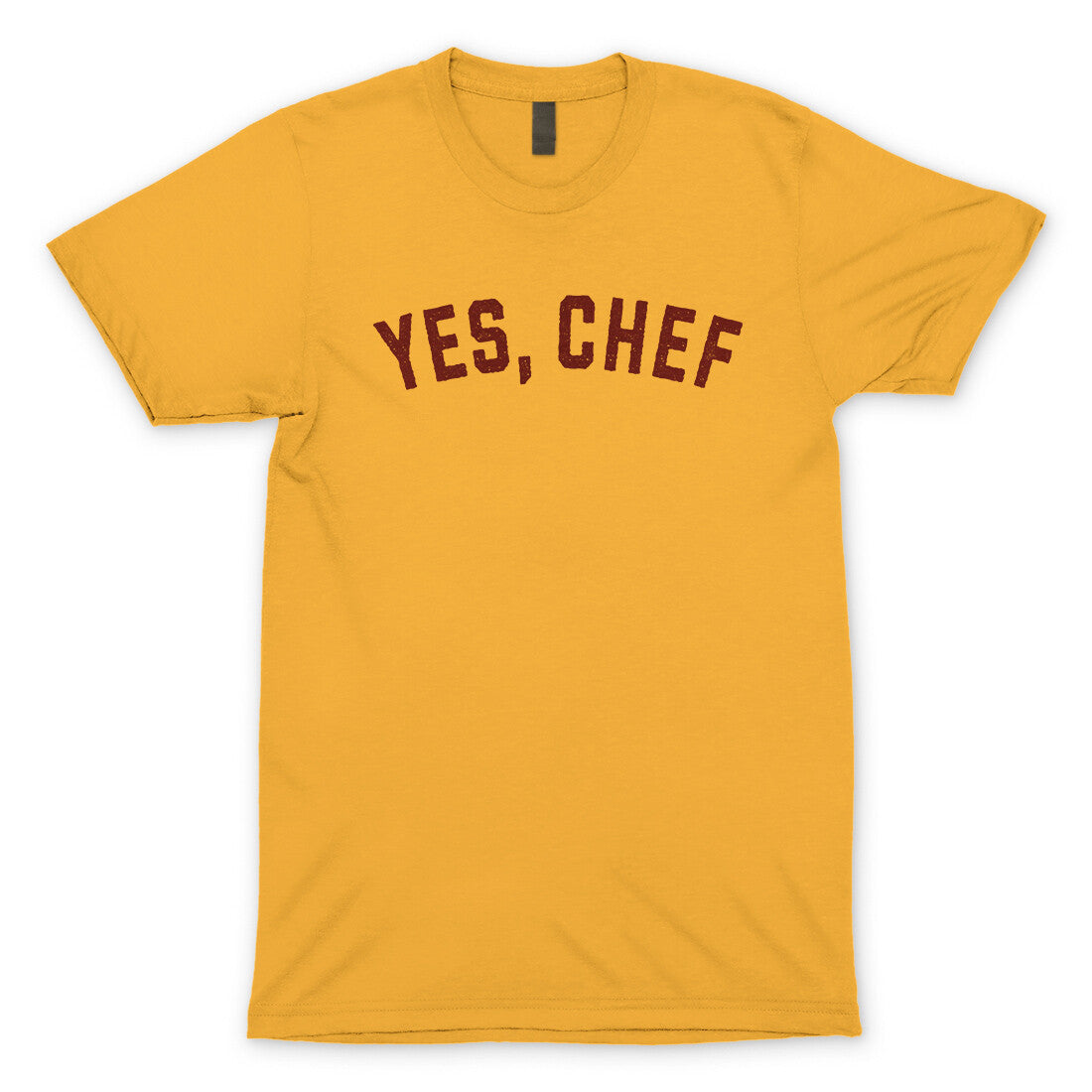 Yes Chef in Gold Color