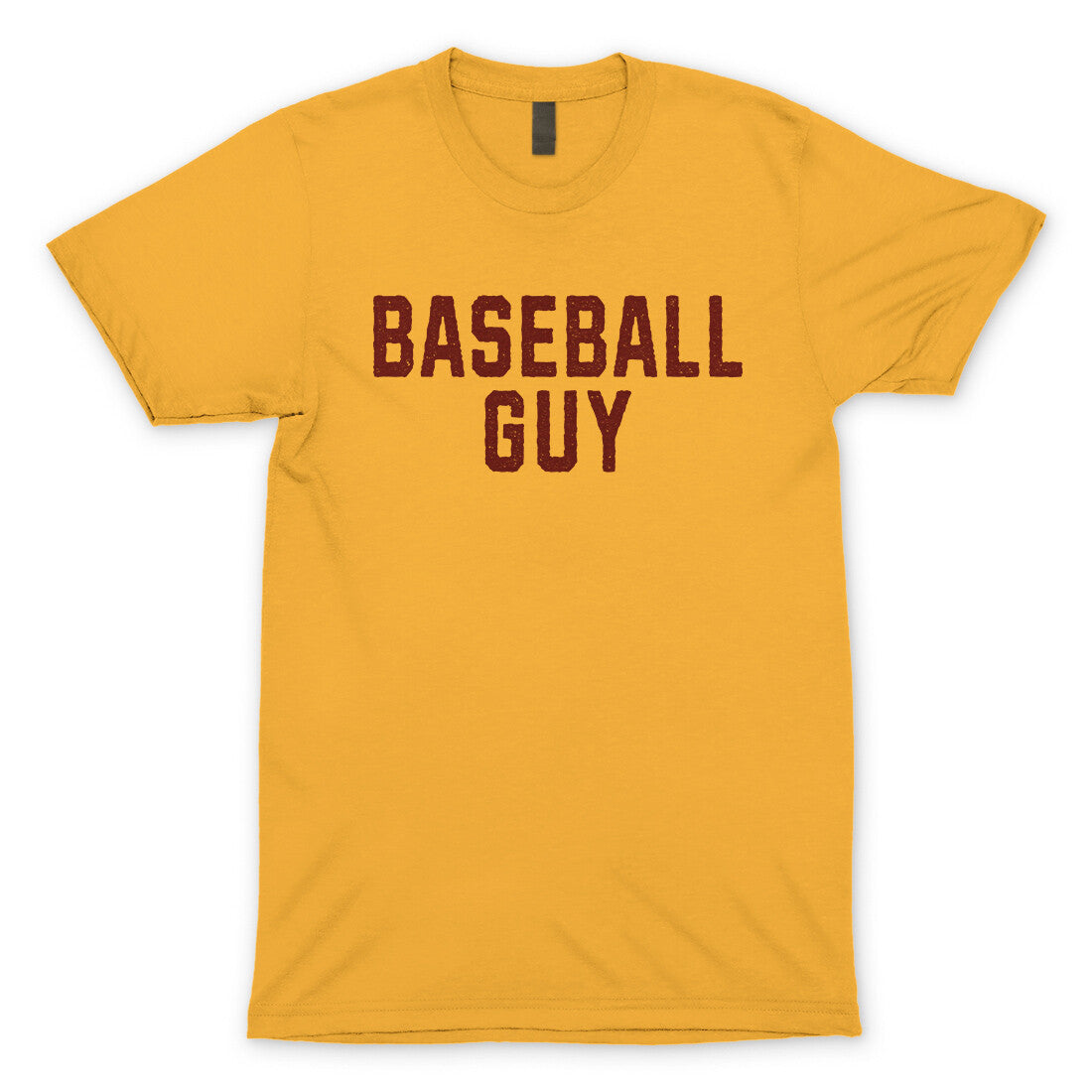 Baseball Guy in Gold Color