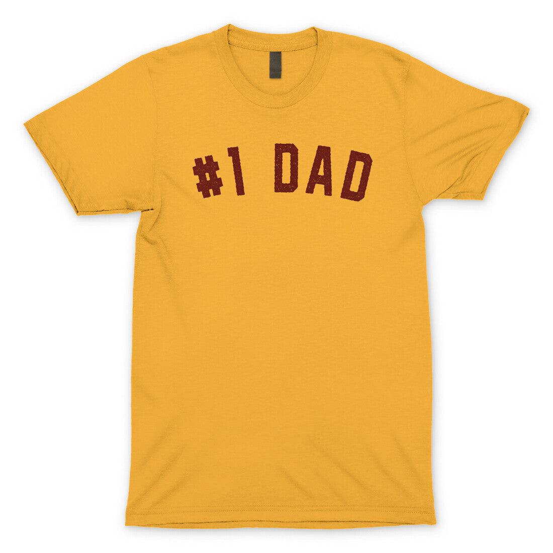 Number 1 Dad in Gold Color