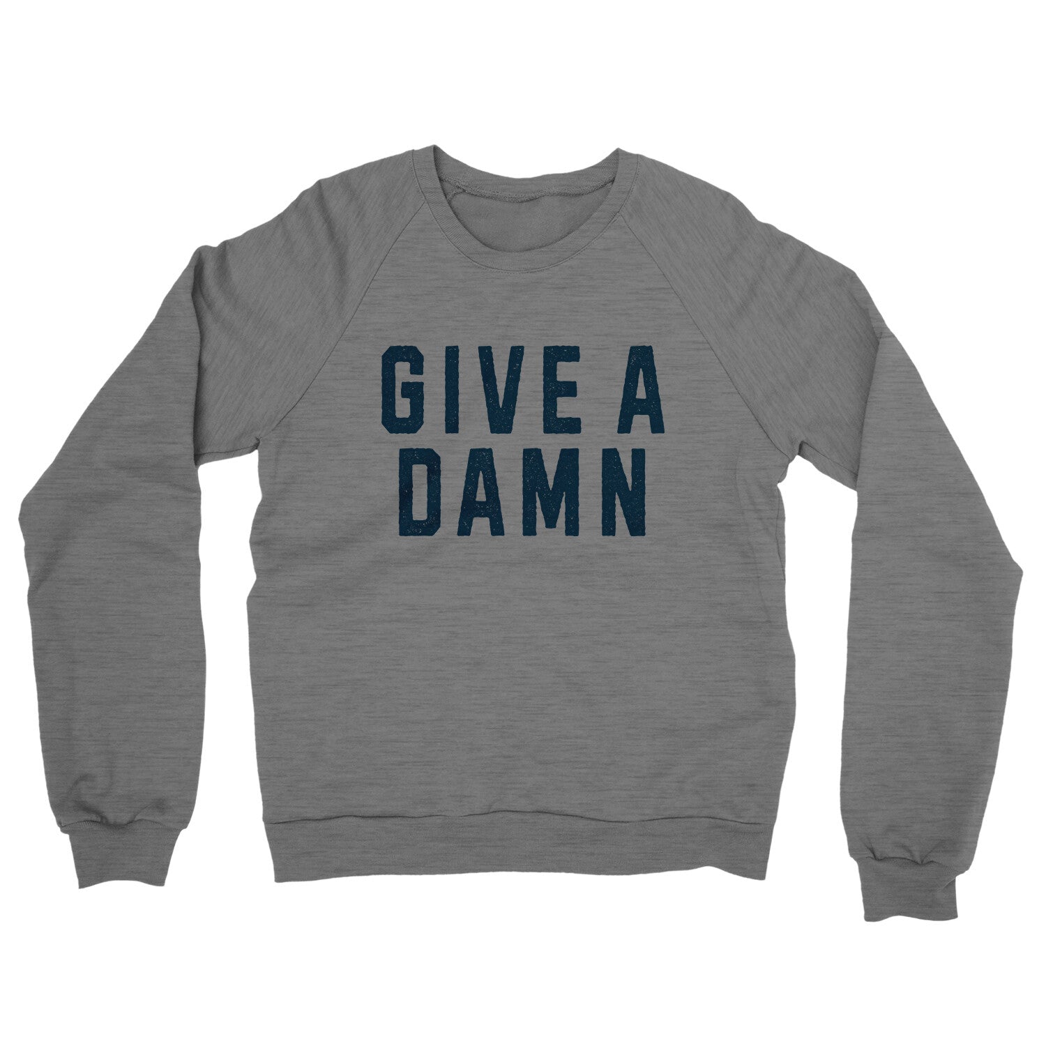 Give a Damn in Graphite Heather Color