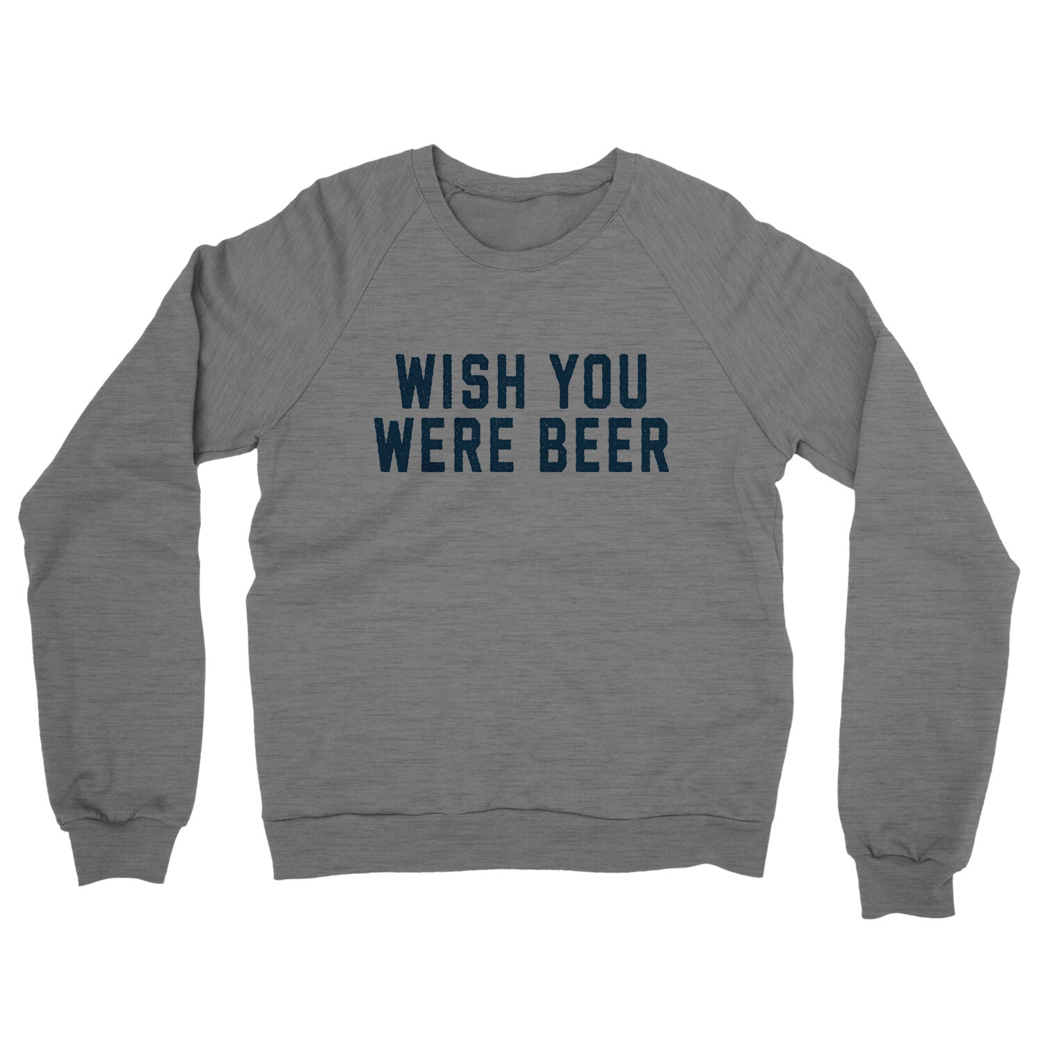 Wish You Were Beer in Graphite Heather Color