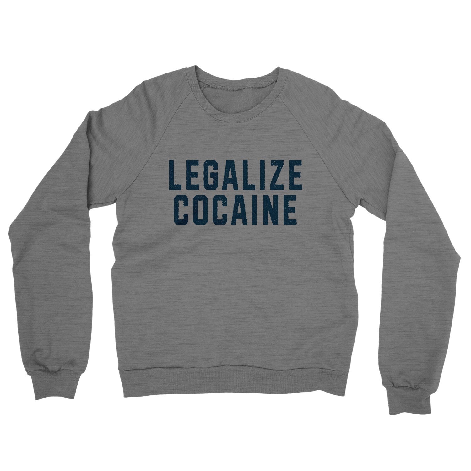 Legalize Cocaine in Graphite Heather Color