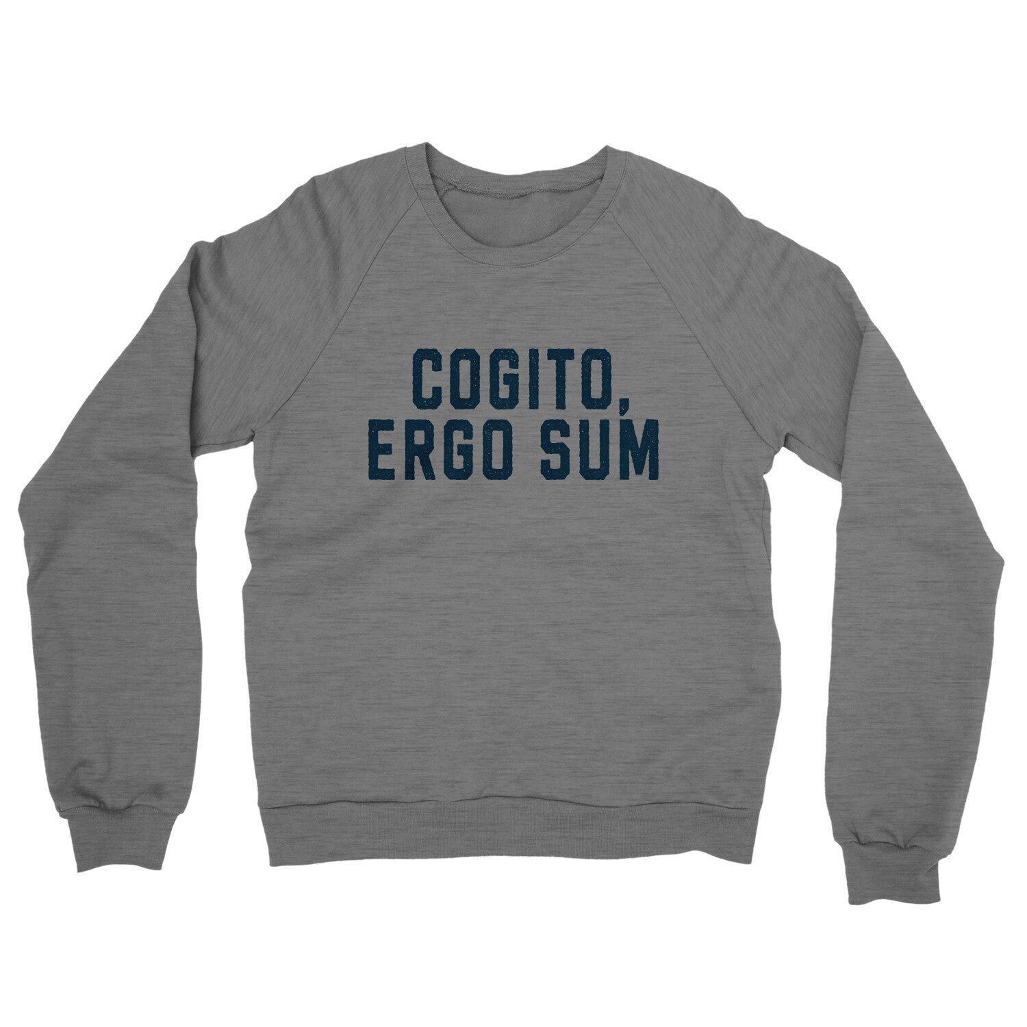 Cogito Ergo Sum in Graphite Heather Color