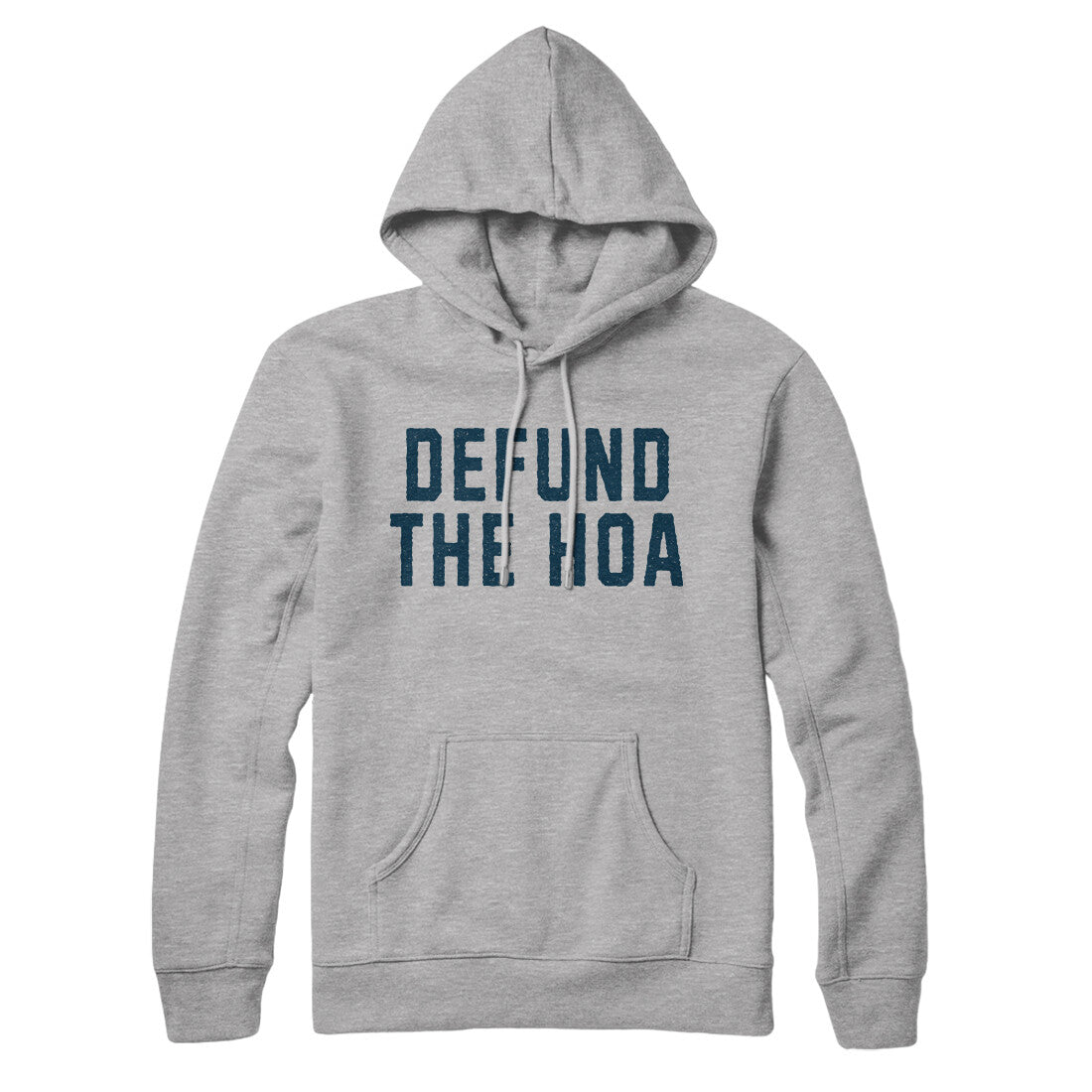 Defund the HOA in Heather Grey Color