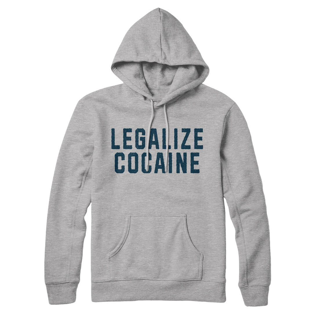 Legalize Cocaine in Heather Grey Color