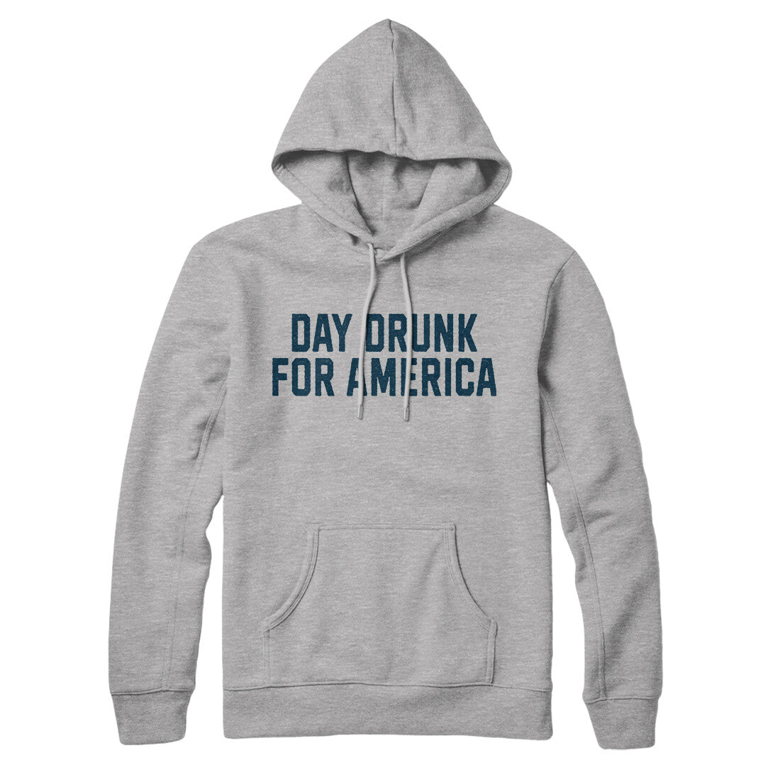 Day Drunk for America in Heather Grey Color