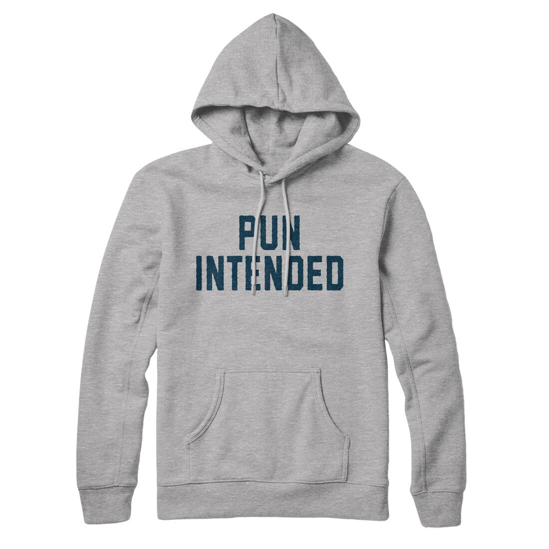 Pun Intended in Heather Grey Color