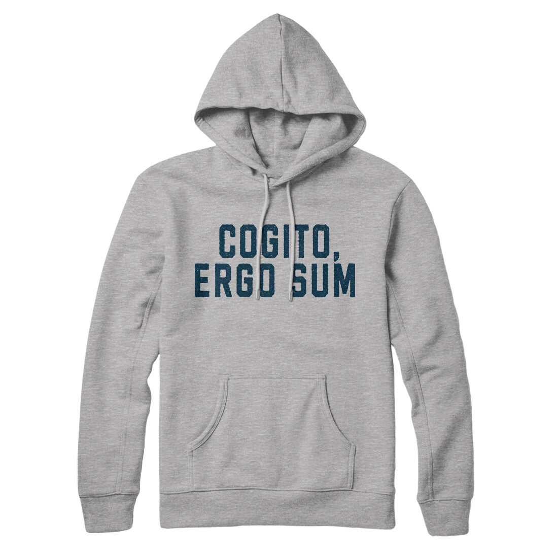 Cogito Ergo Sum in Heather Grey Color