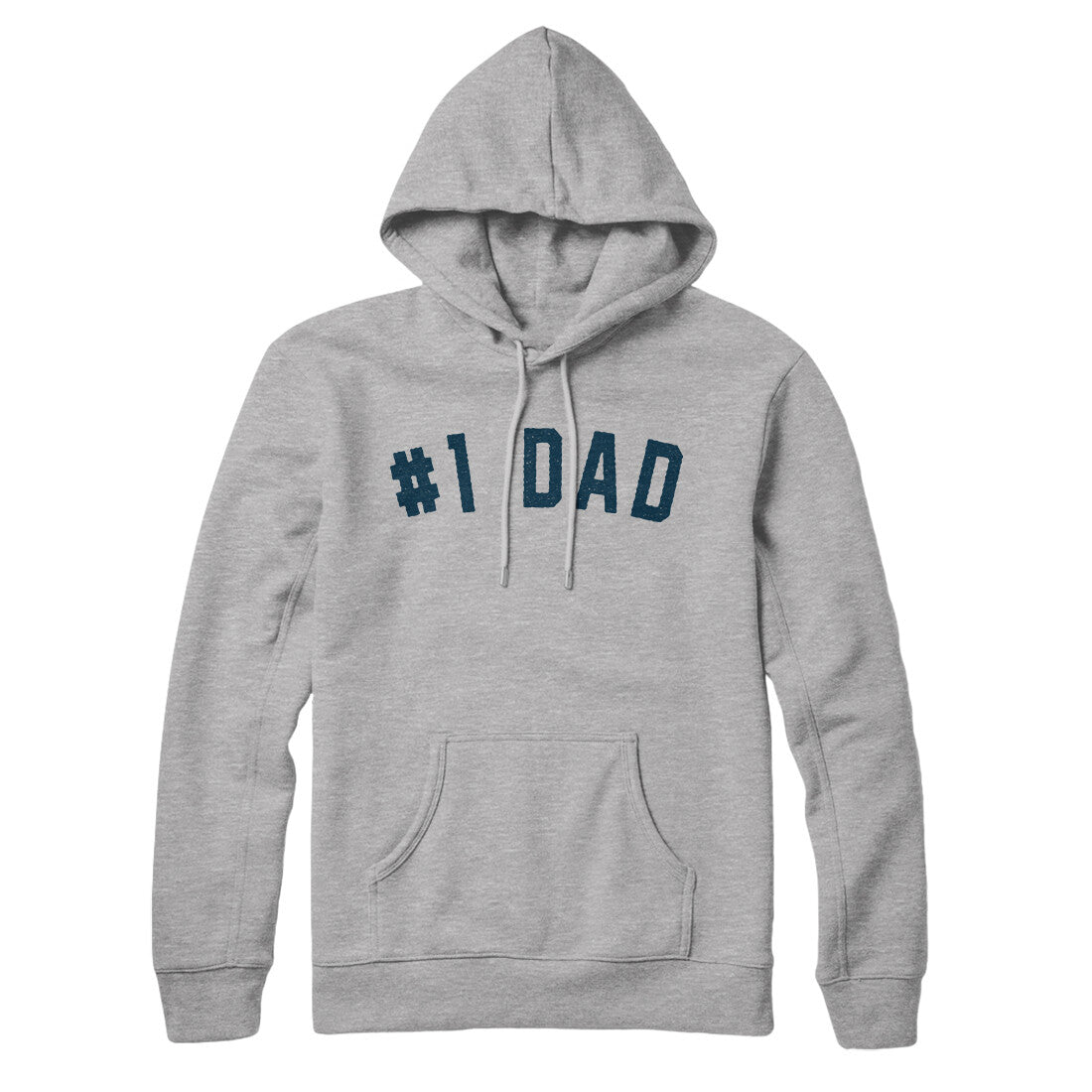 Number 1 Dad in Heather Grey Color