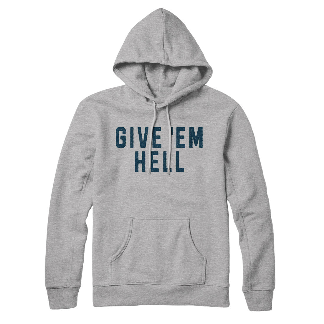 Give ‘em Hell in Heather Grey Color