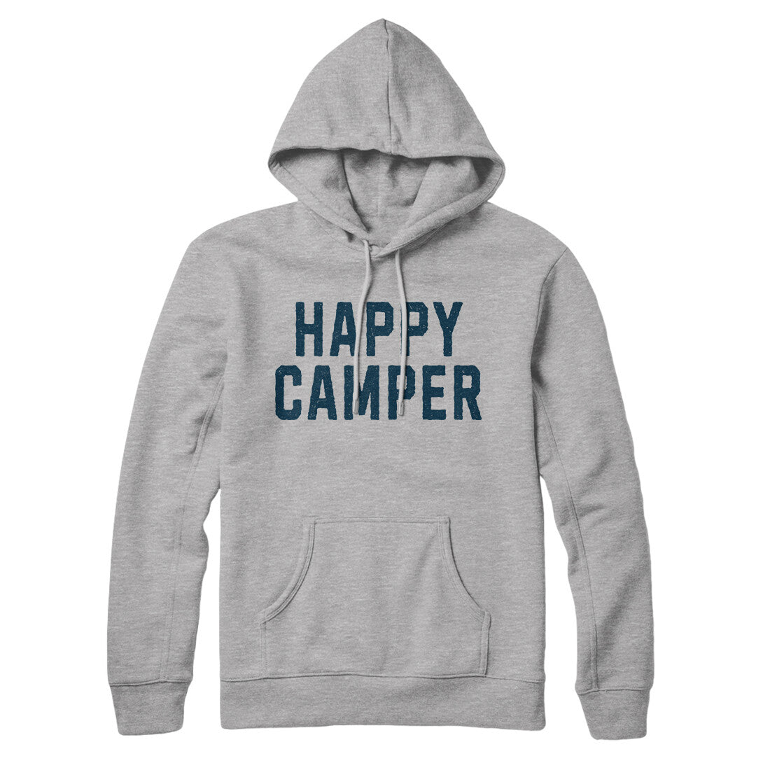 Happy Camper in Heather Grey Color
