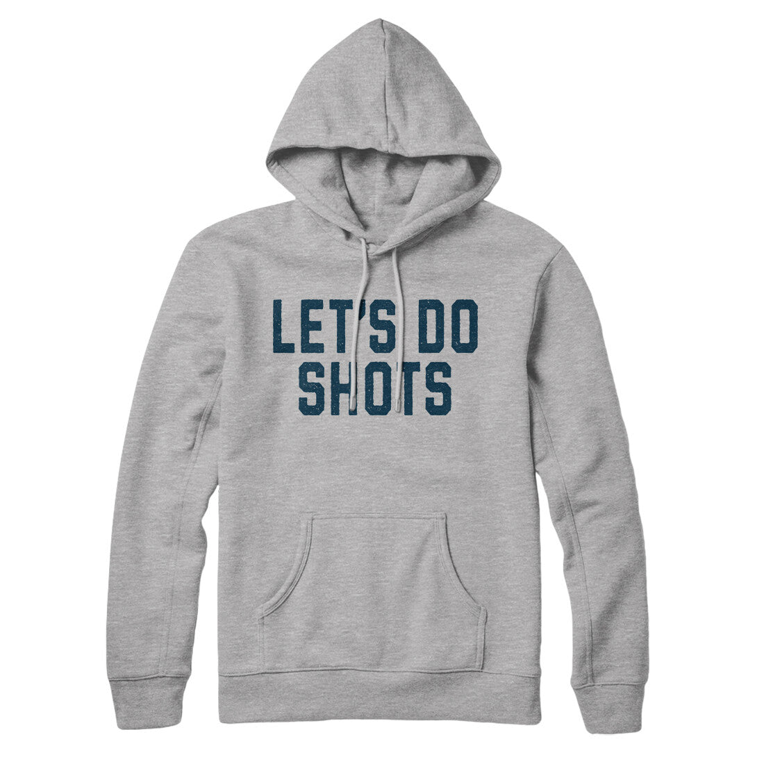 Let's Do Shots in Heather Grey Color