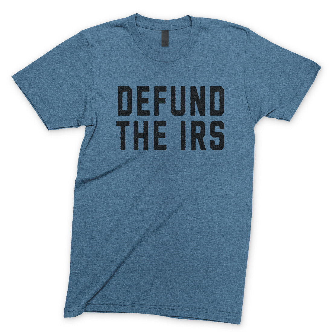 Defund the IRS in Heather Indigo Color