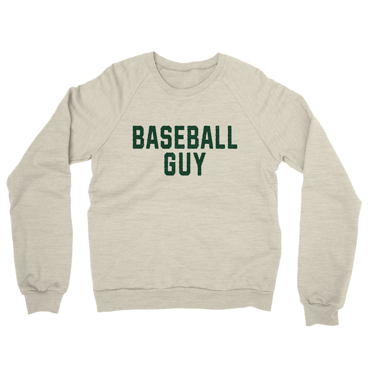 Baseball Guy in Heather Oatmeal Color