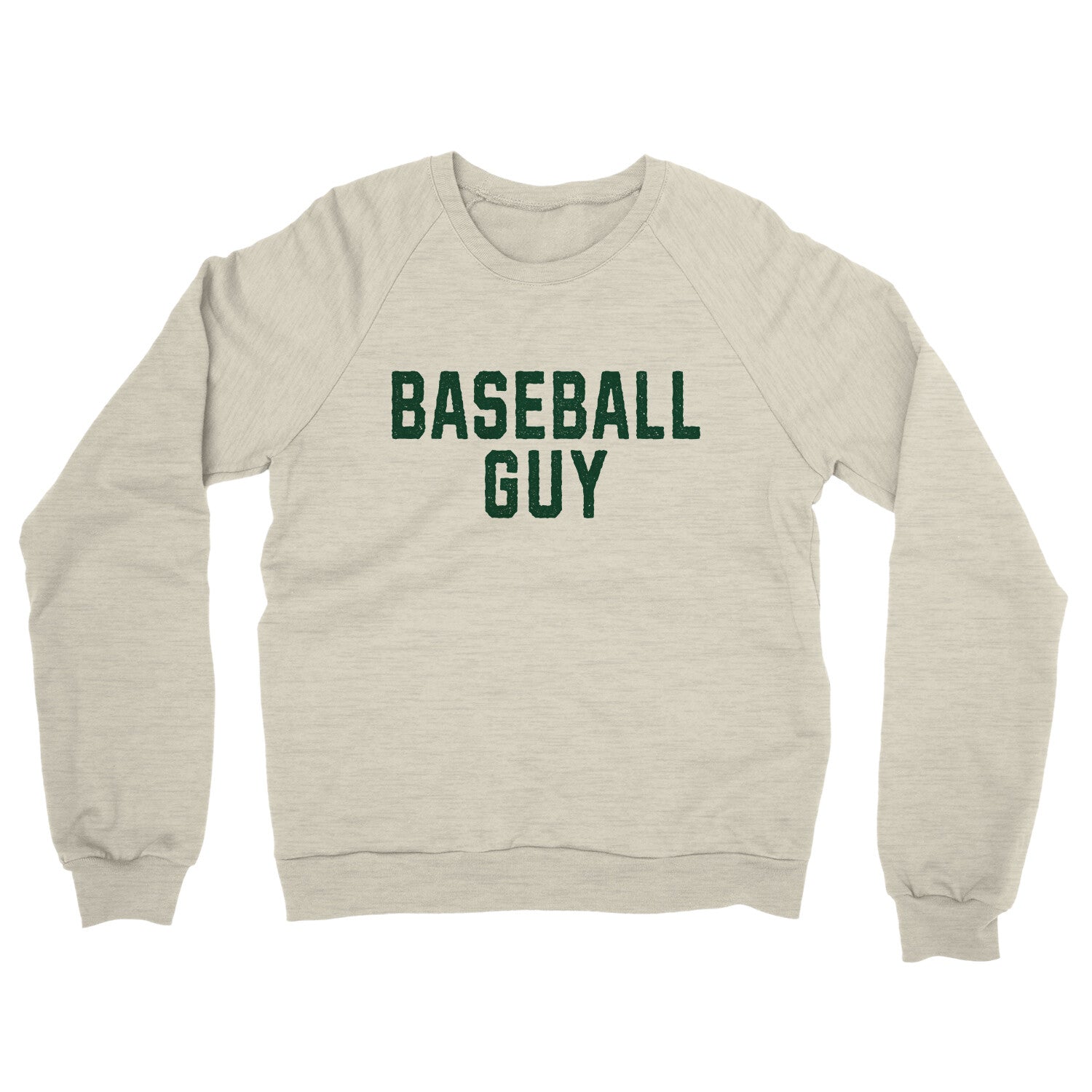 Baseball Guy in Heather Oatmeal Color