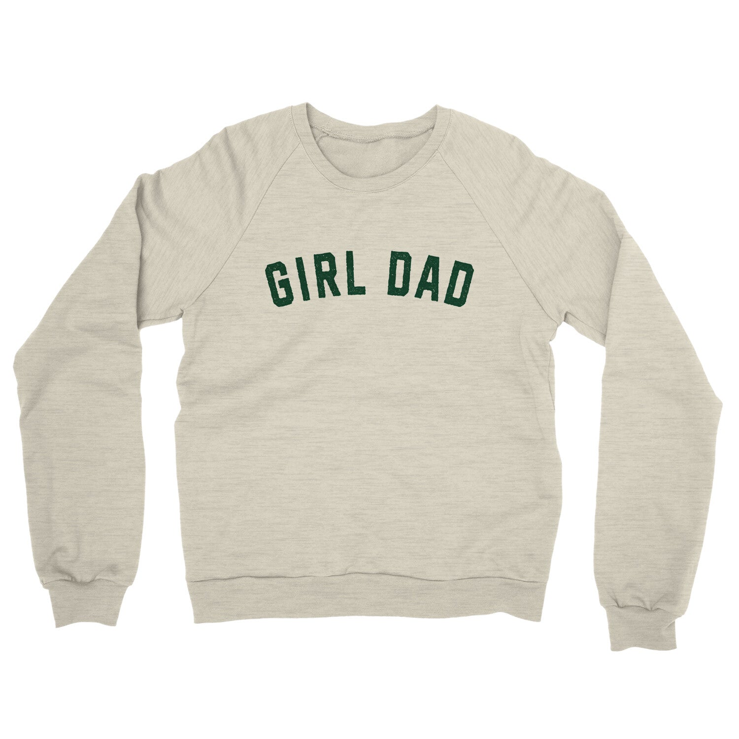 Girl Dad in Heather Oatmeal Color