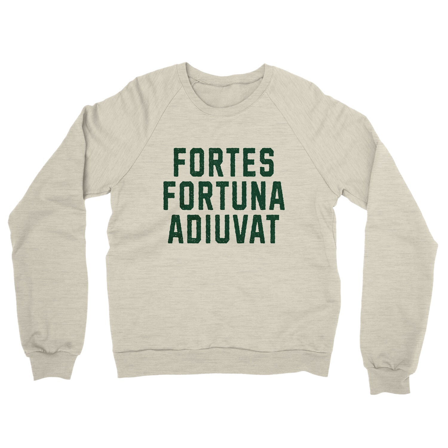 Fortes Fortuna Adiuvat in Heather Oatmeal Color