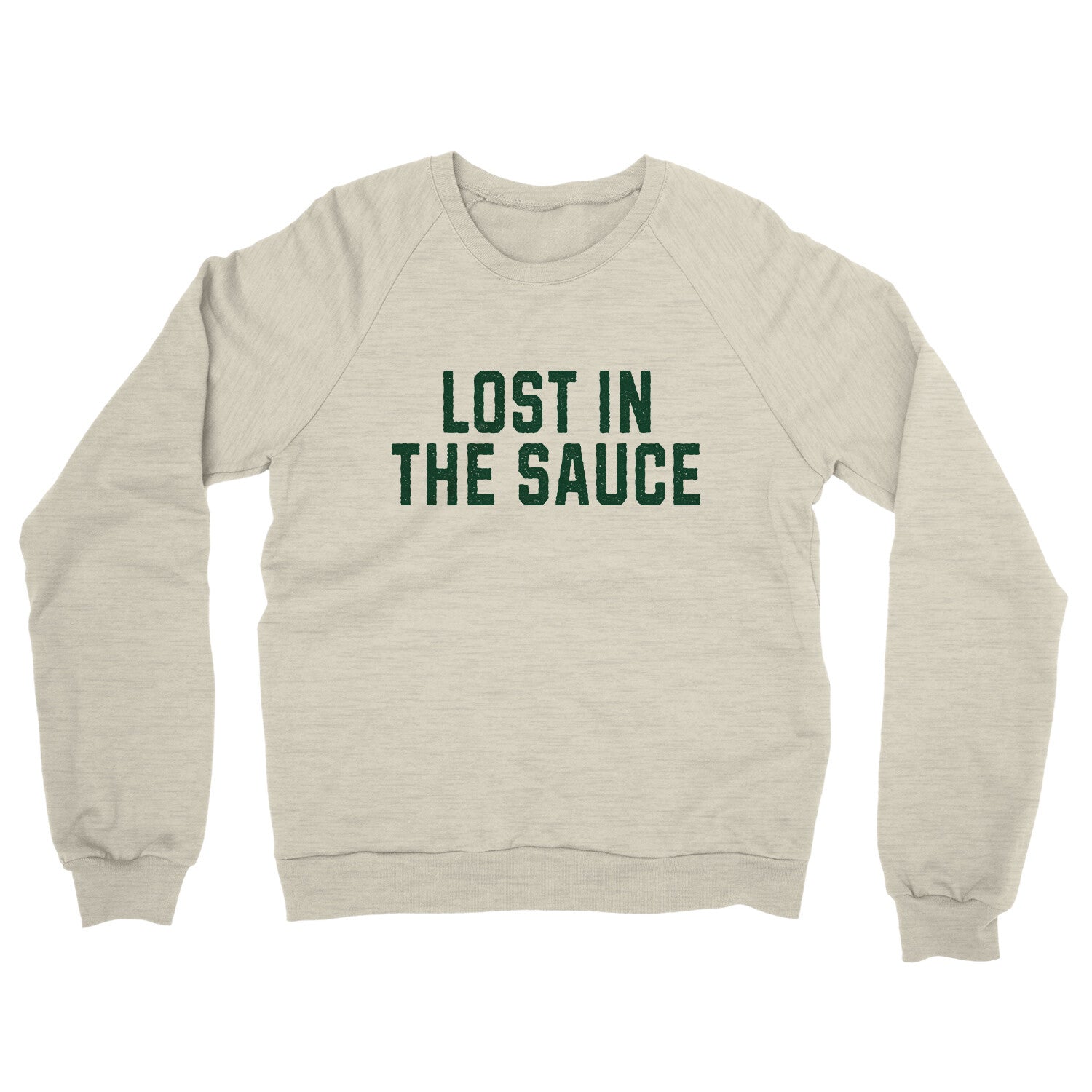 Lost in the Sauce in Heather Oatmeal Color