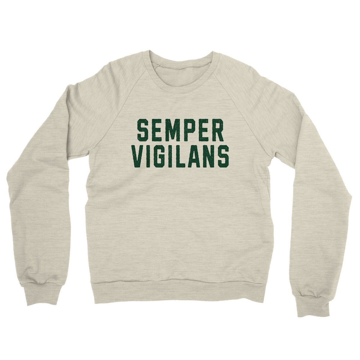 Semper Vigilans in Heather Oatmeal Color