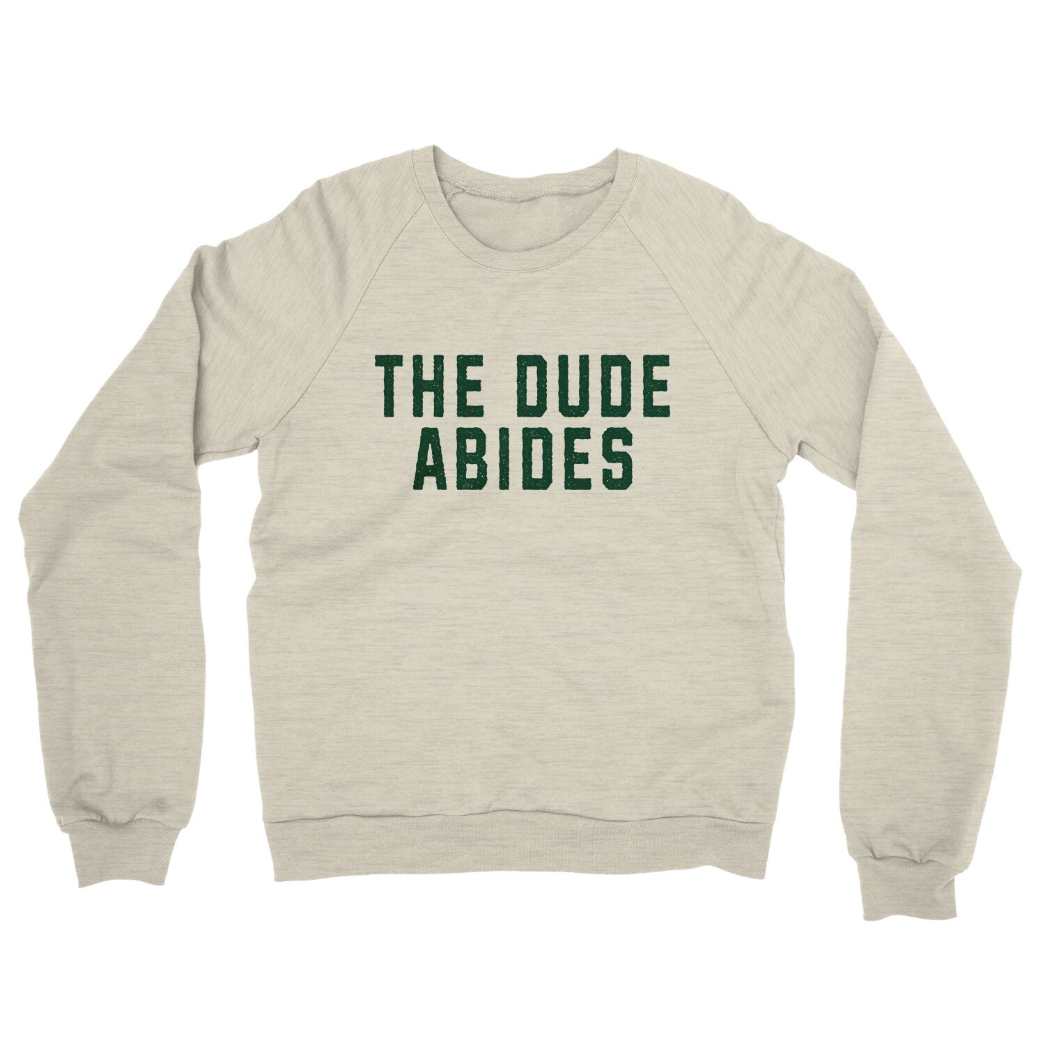 The Dude Abides in Heather Oatmeal Color