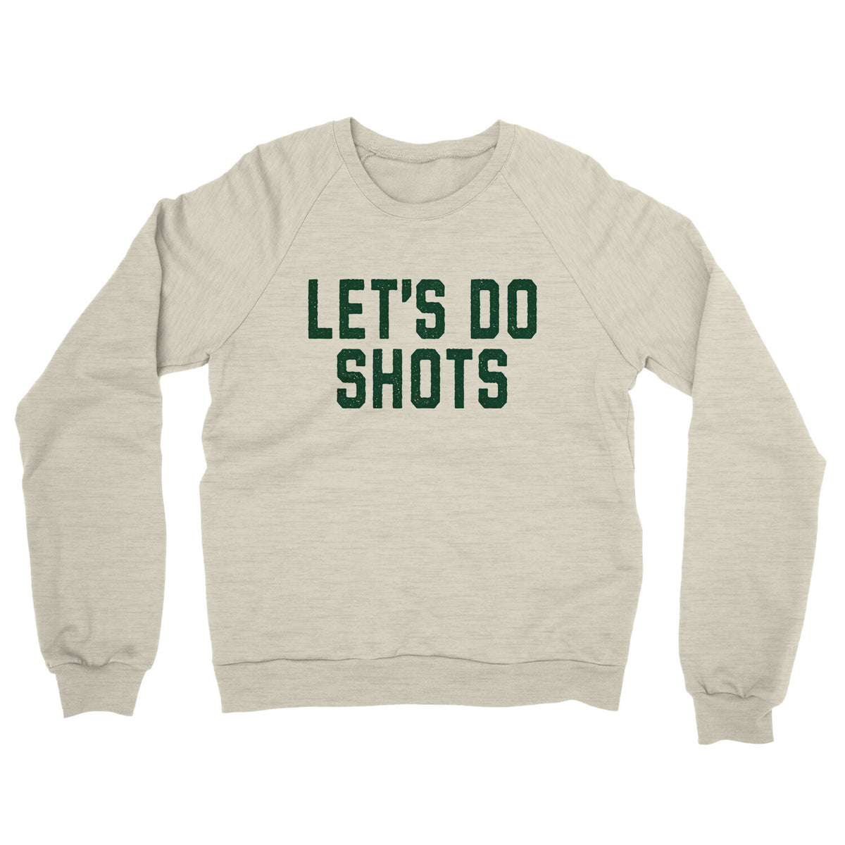 Let's Do Shots in Heather Oatmeal Color