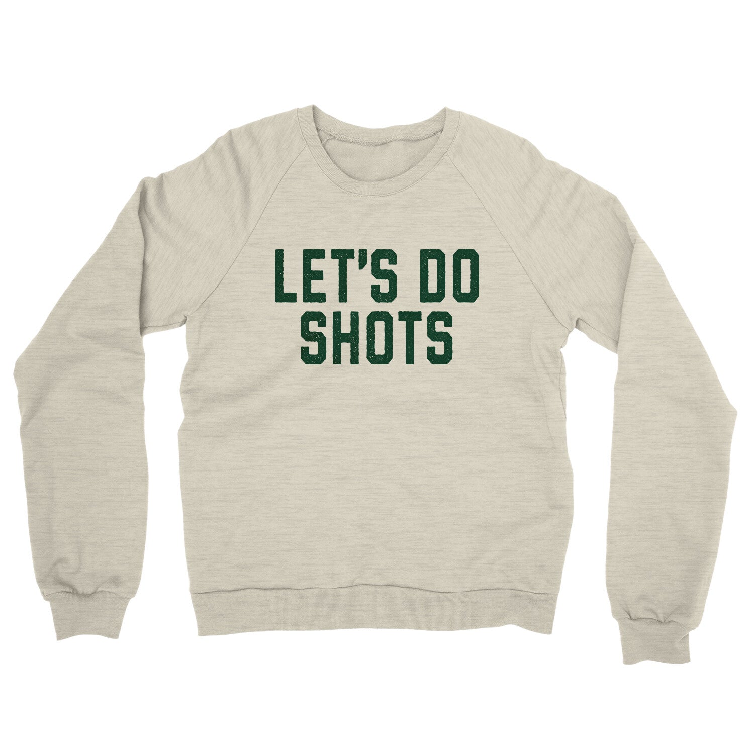 Let's Do Shots in Heather Oatmeal Color