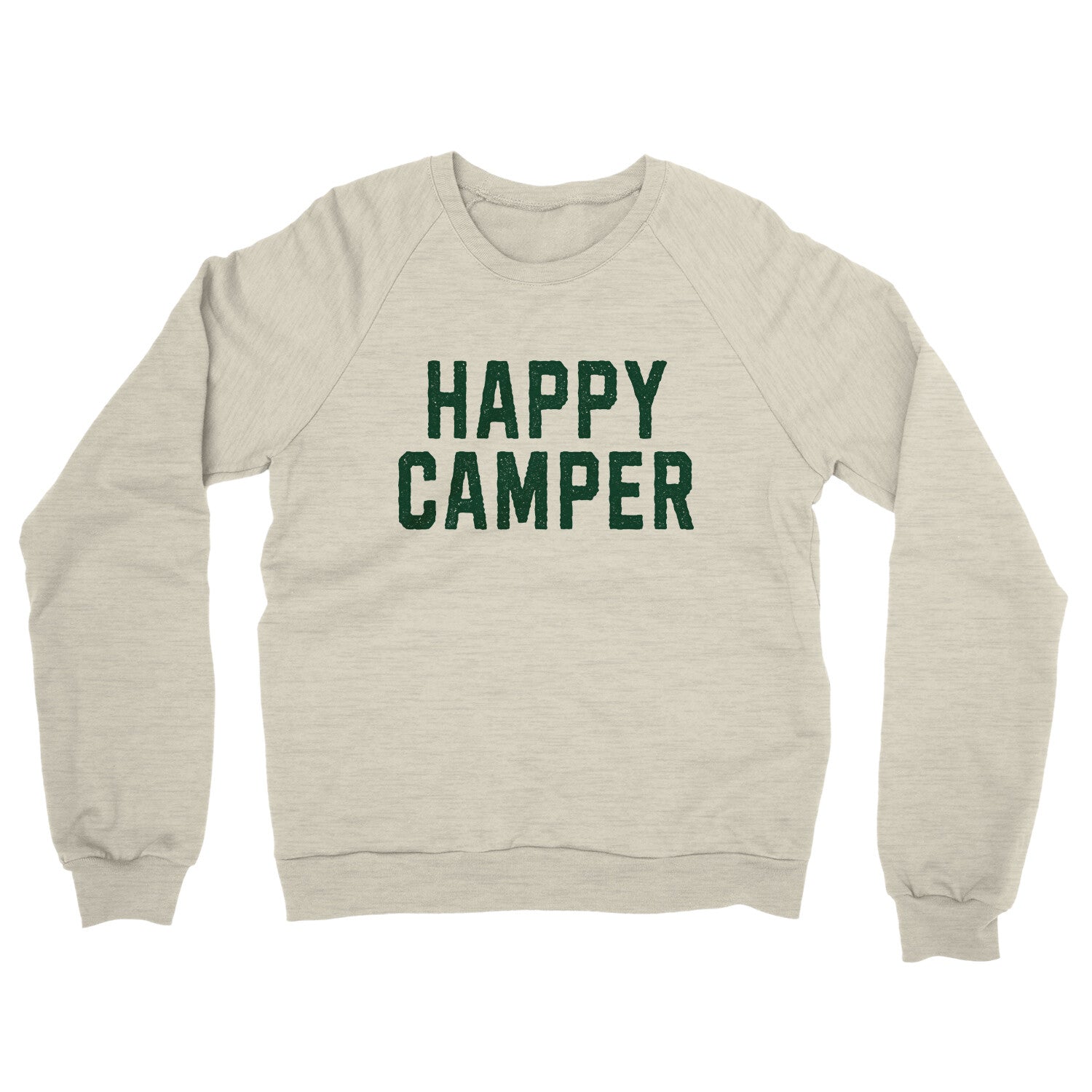 Happy Camper in Heather Oatmeal Color