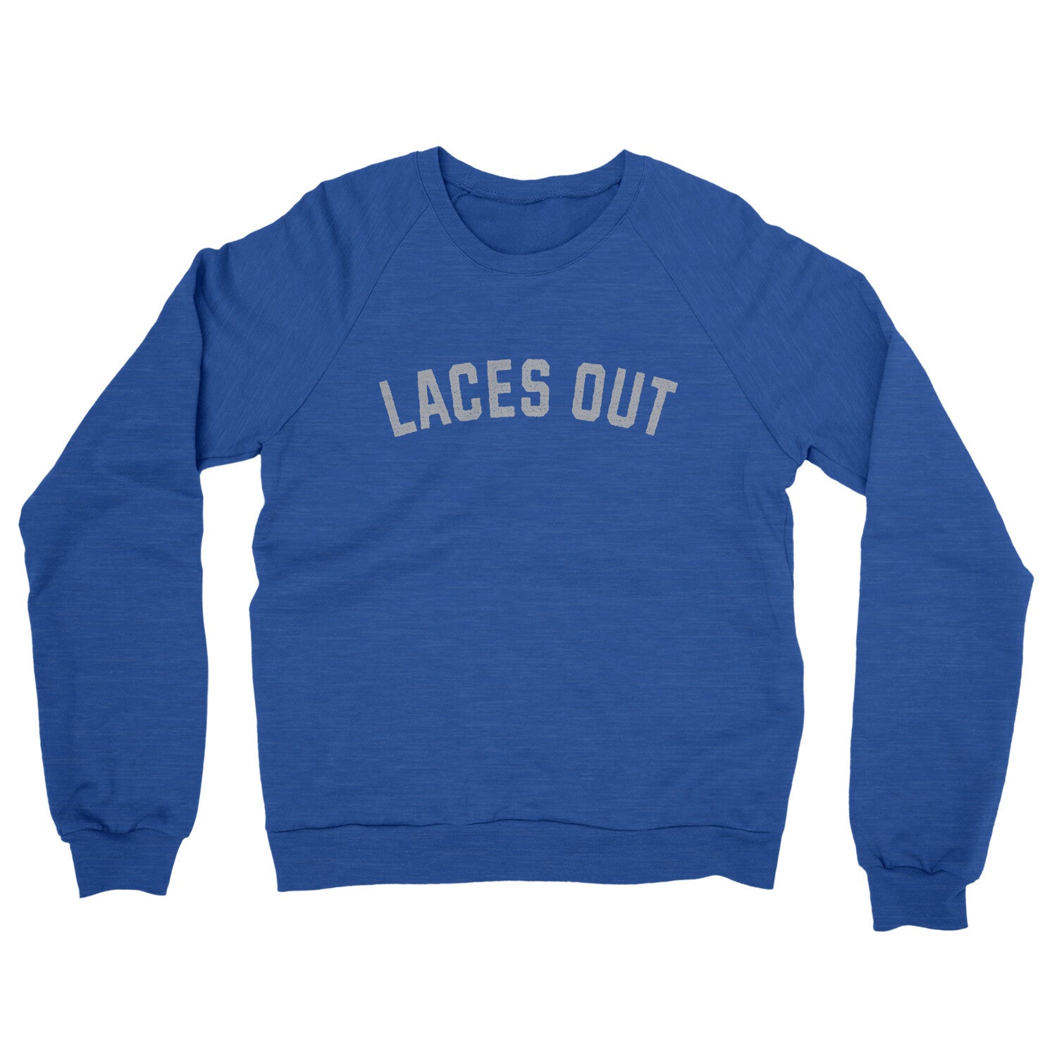 Laces Out in Heather Royal Color