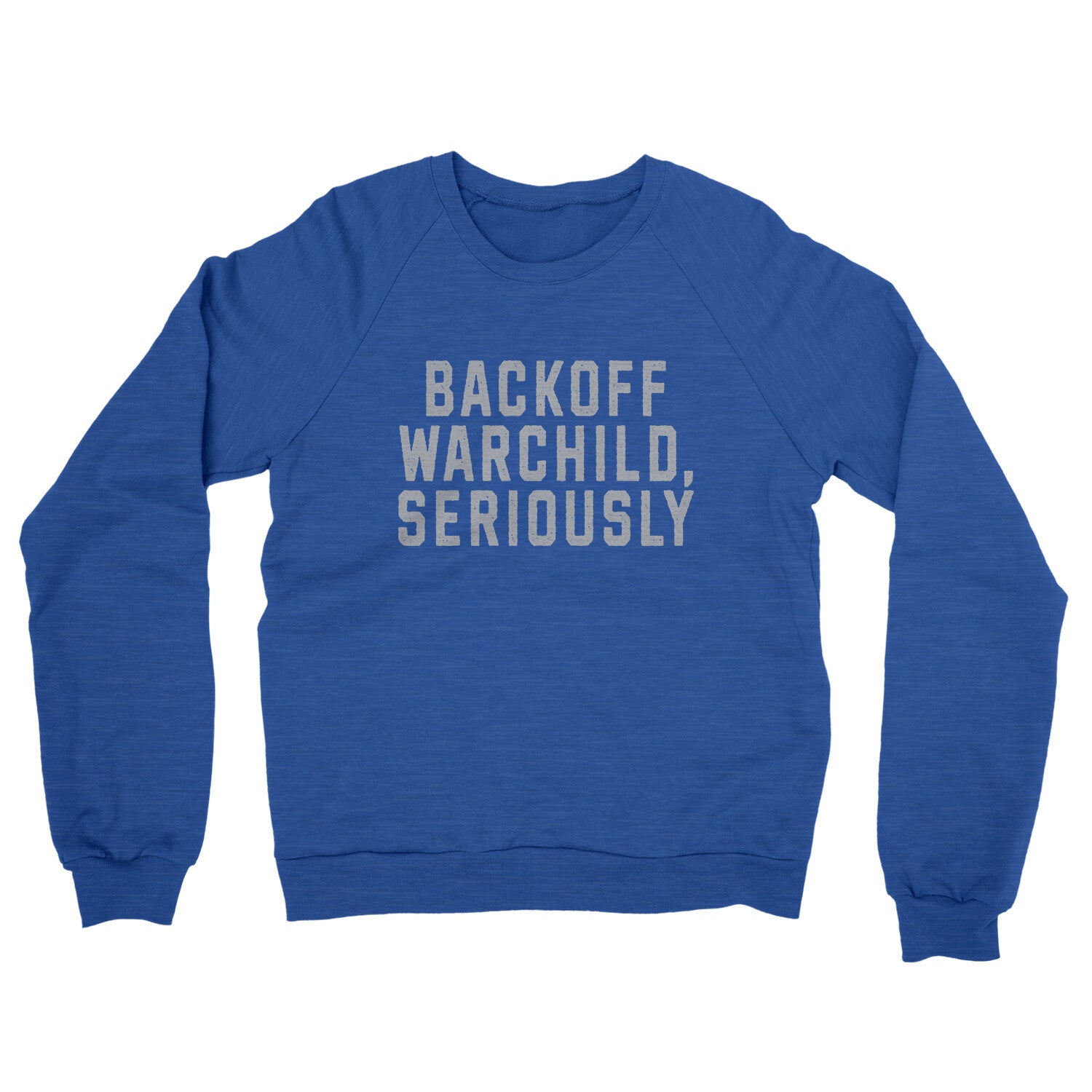 Backoff Warchild Seriously in Heather Royal Color