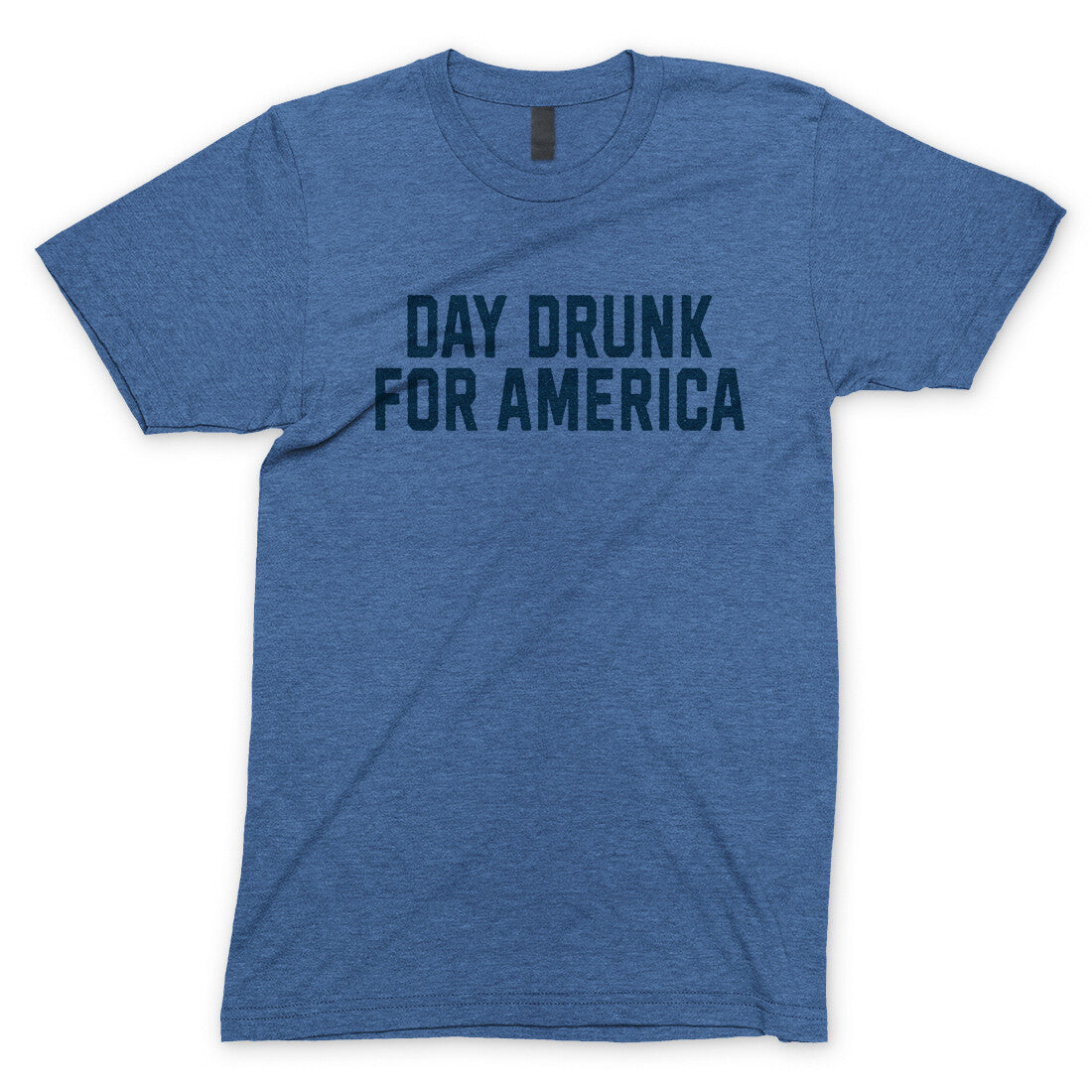 Day Drunk for America in Heather Royal Color