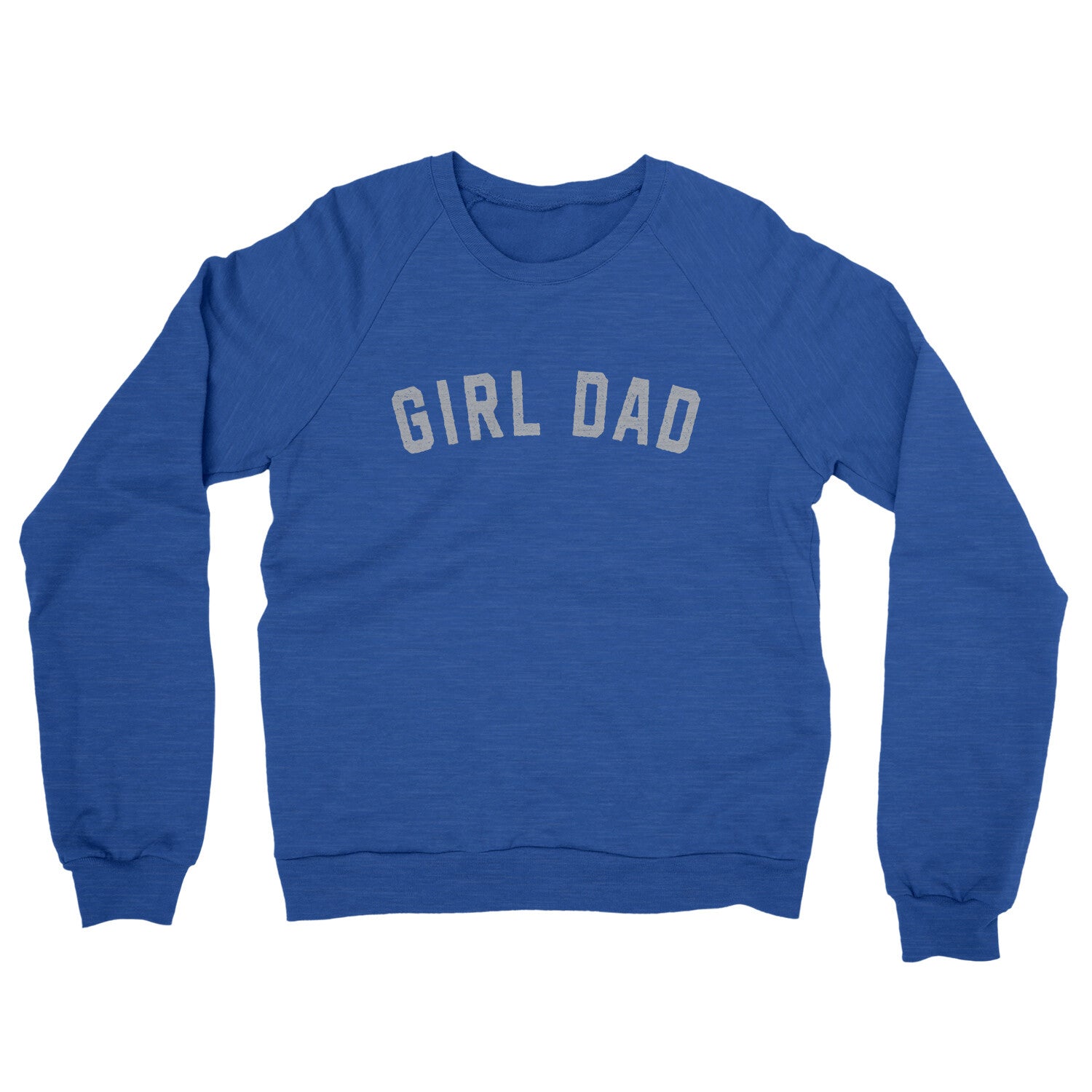 Girl Dad in Heather Royal Color