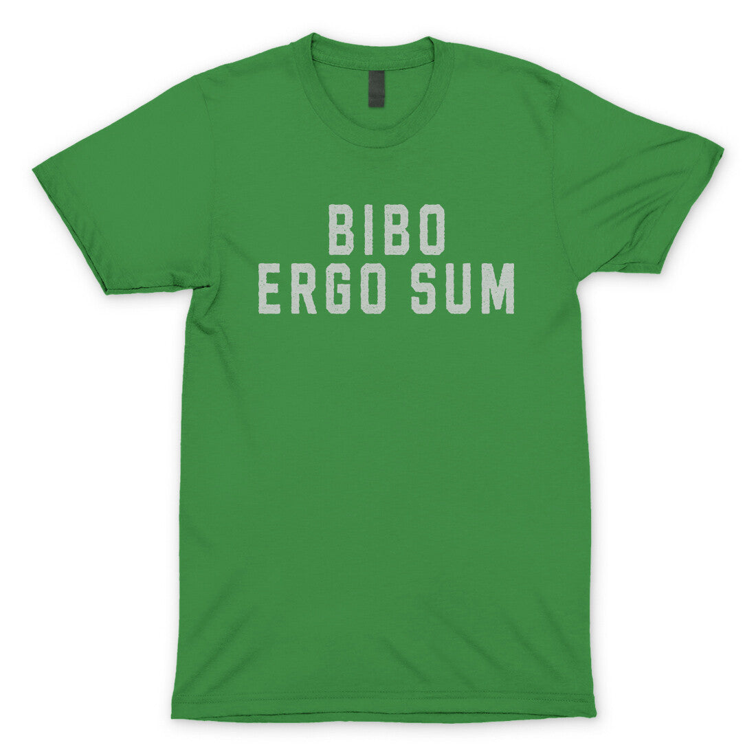 Bibo Ergo Sum in Irish Green Color