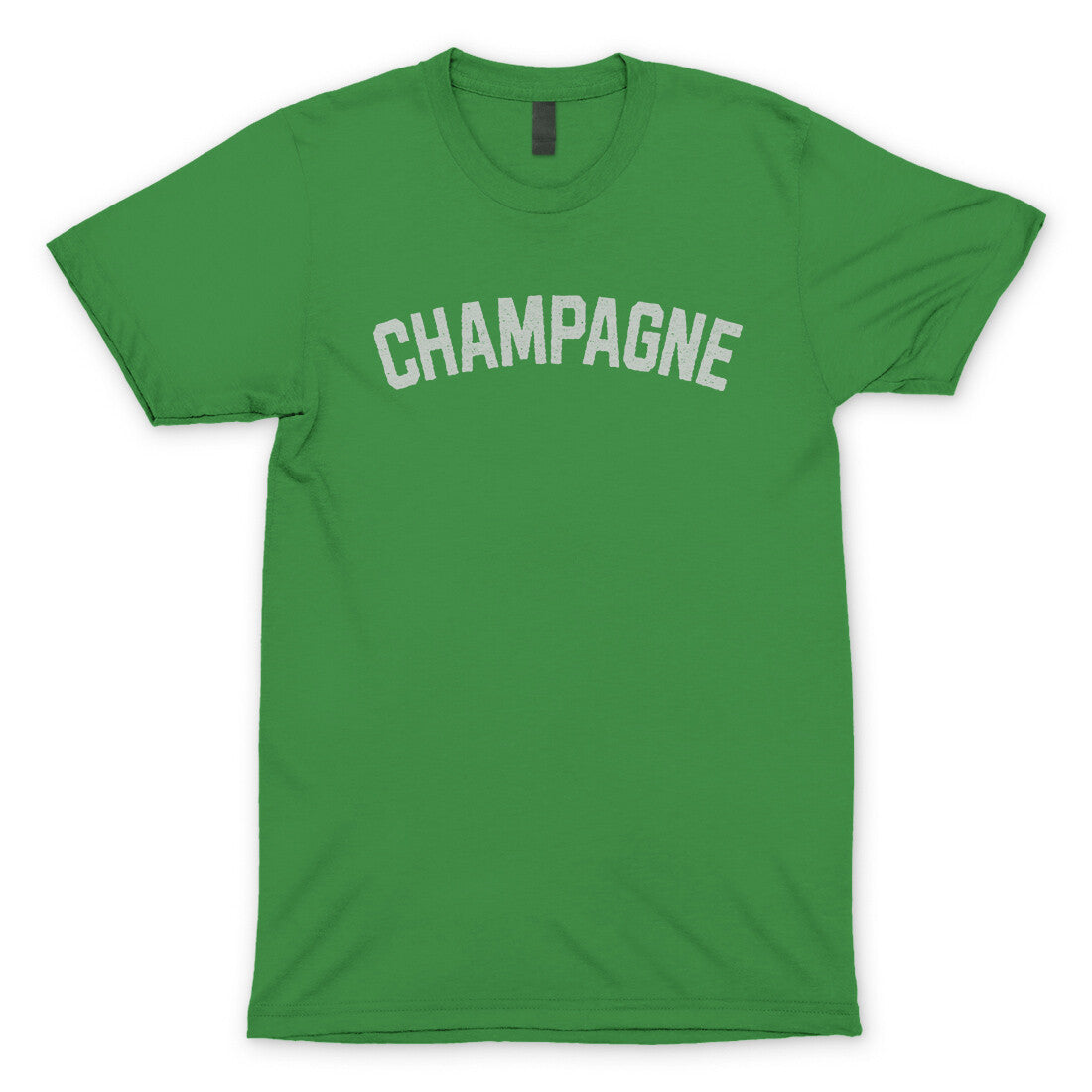 Champagne in Irish Green Color