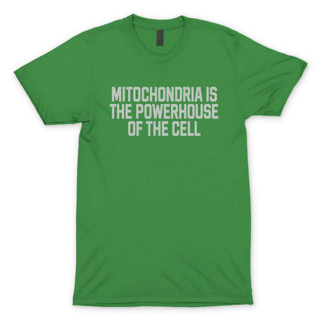 Mitochondria is the Powerhouse of the Cell in Irish Green Color