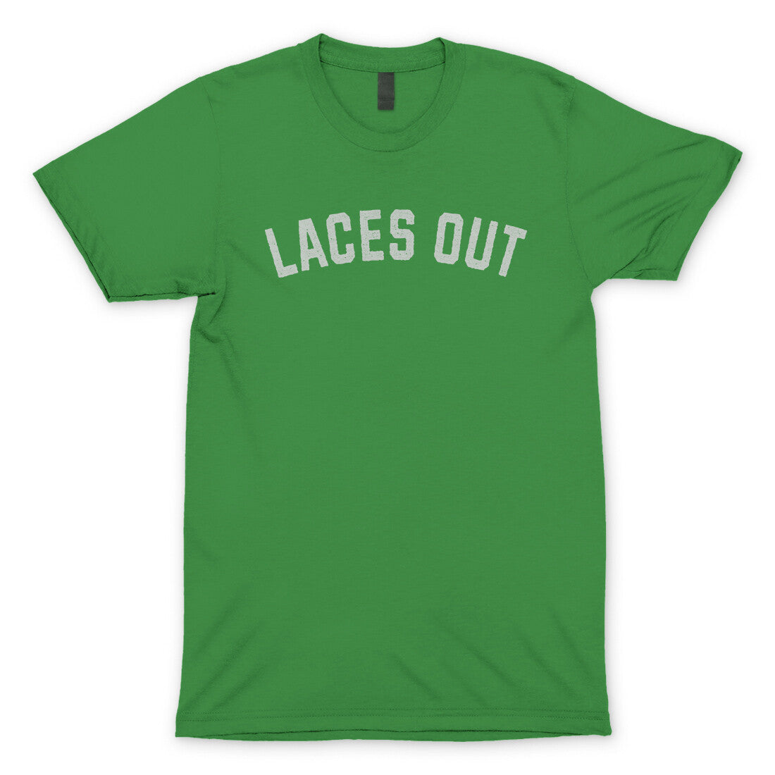 Laces Out in Irish Green Color