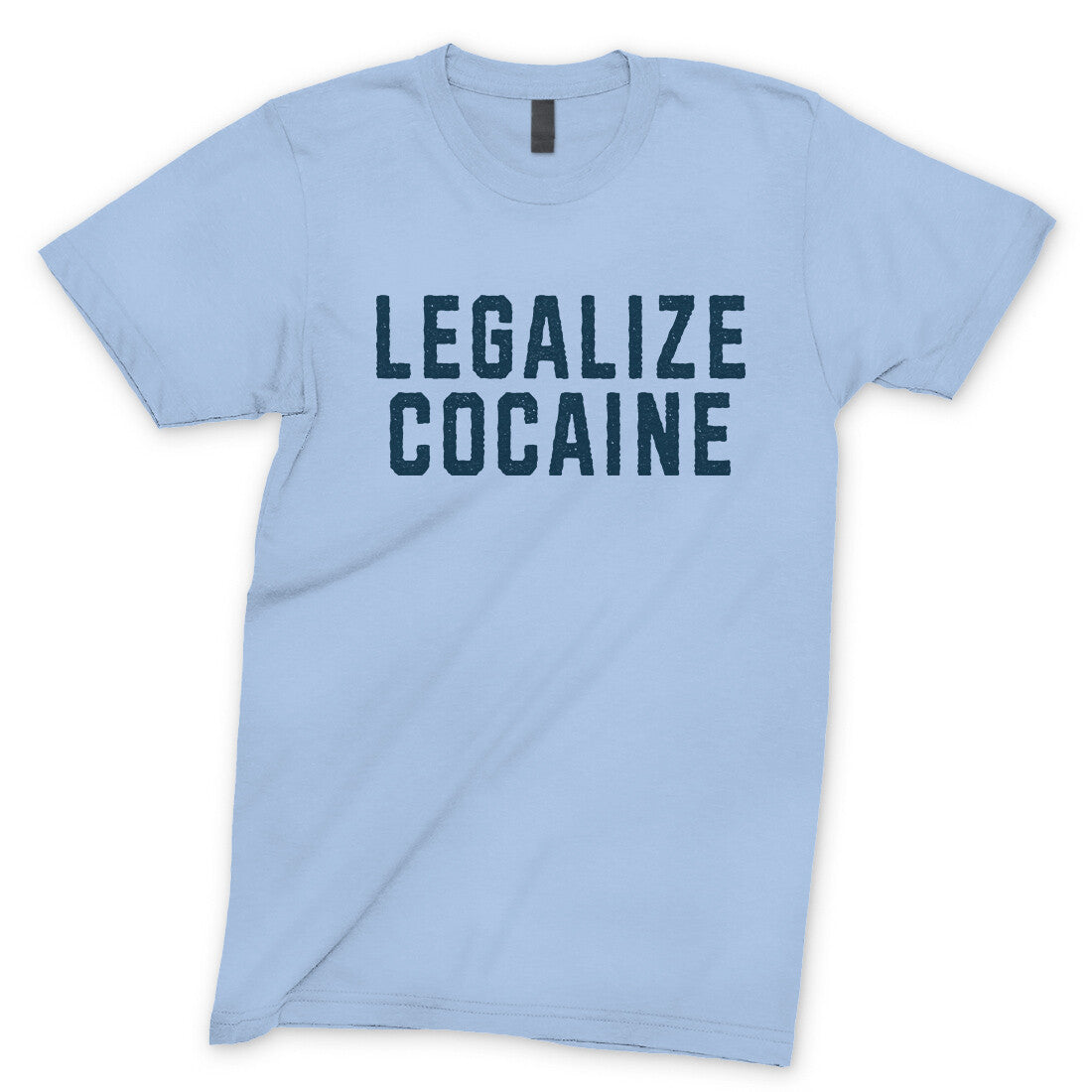 Legalize Cocaine in Light Blue Color
