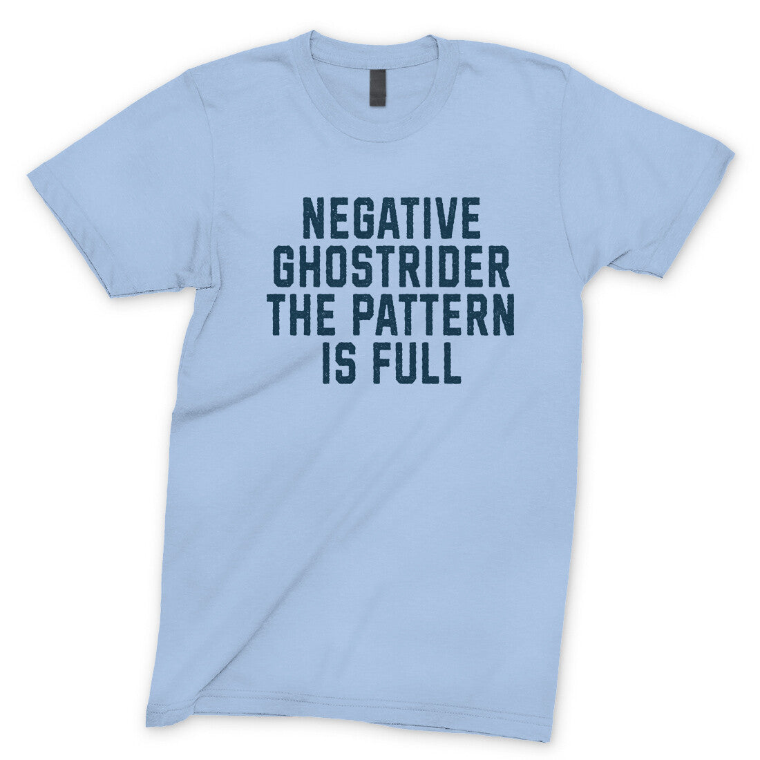 Negative Ghostrider the Pattern is Full in Light Blue Color