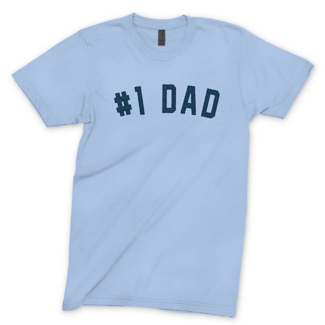 Number 1 Dad in Light Blue Color