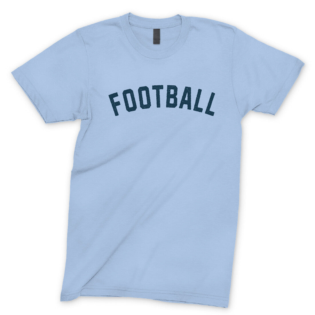 Football in Light Blue Color