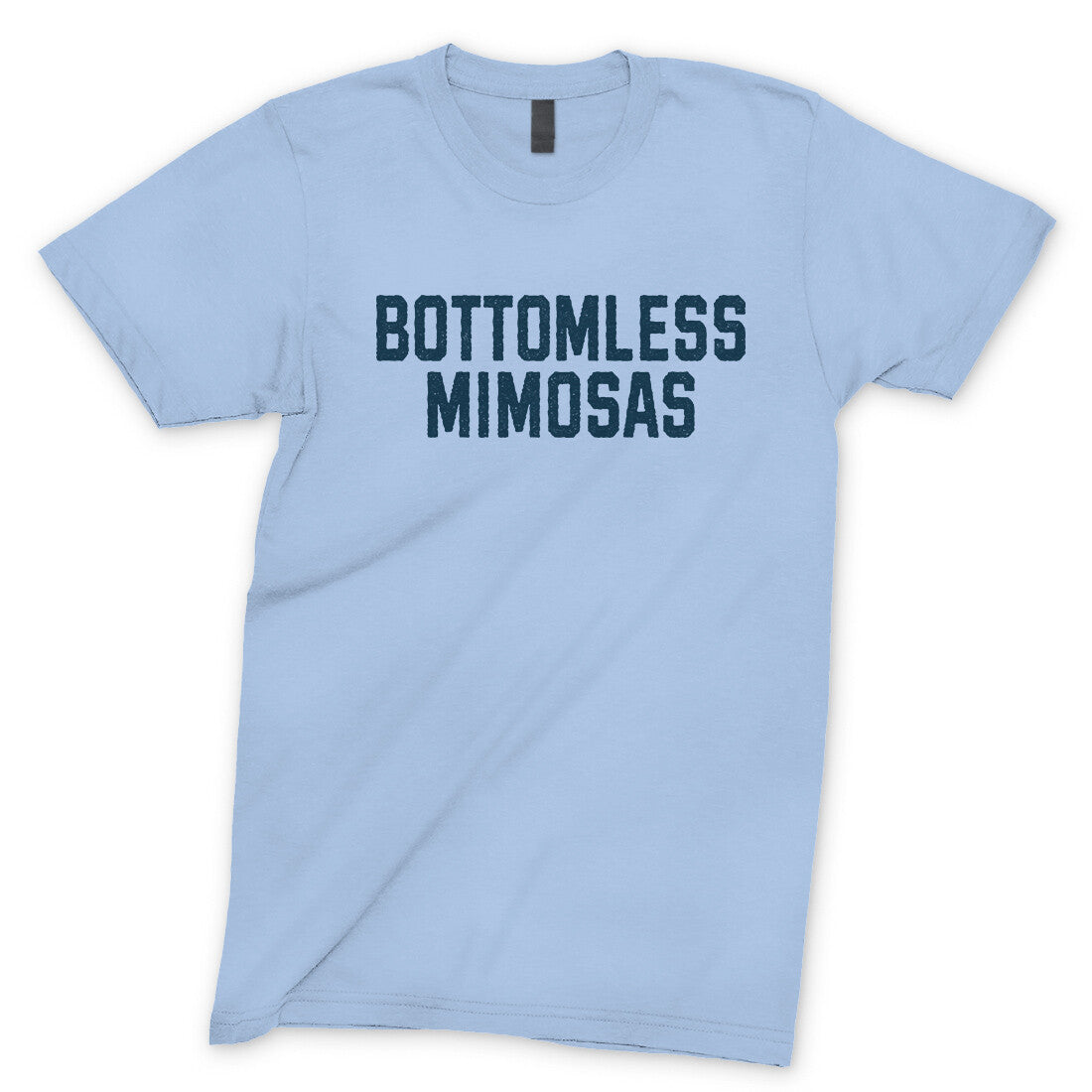 Bottomless Mimosas in Light Blue Color