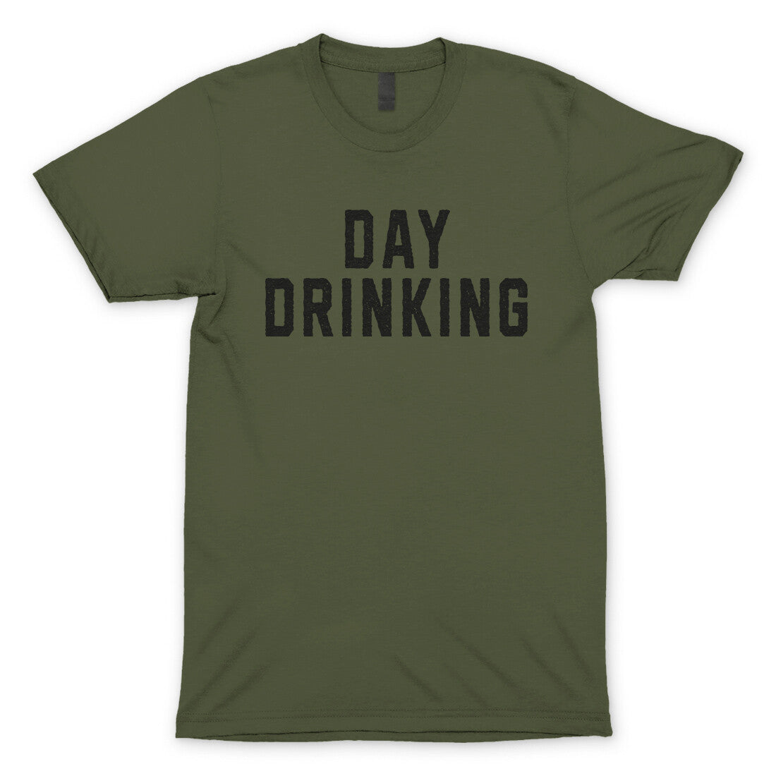 Day Drinking in Military Green Color