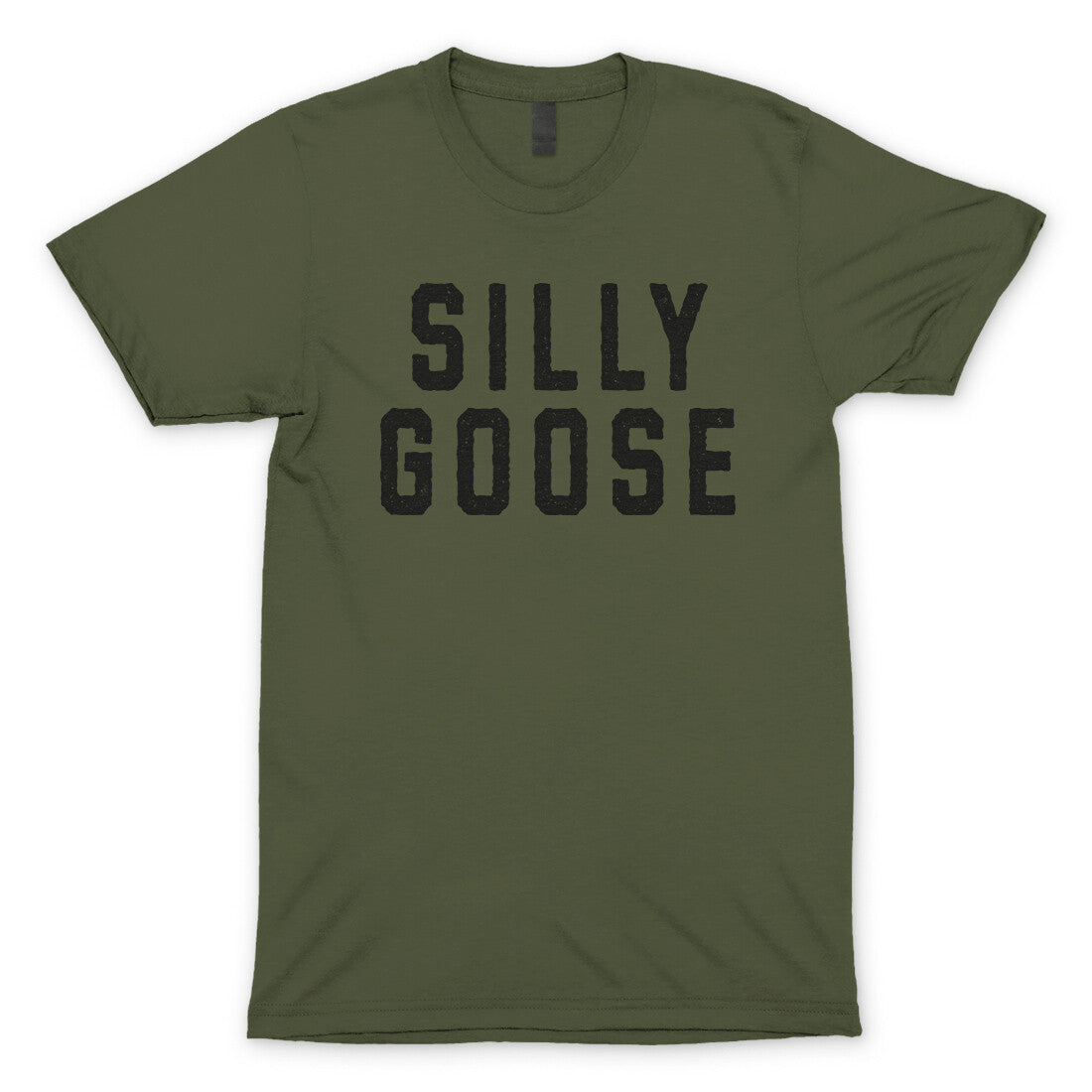 Silly Goose in Military Green Color