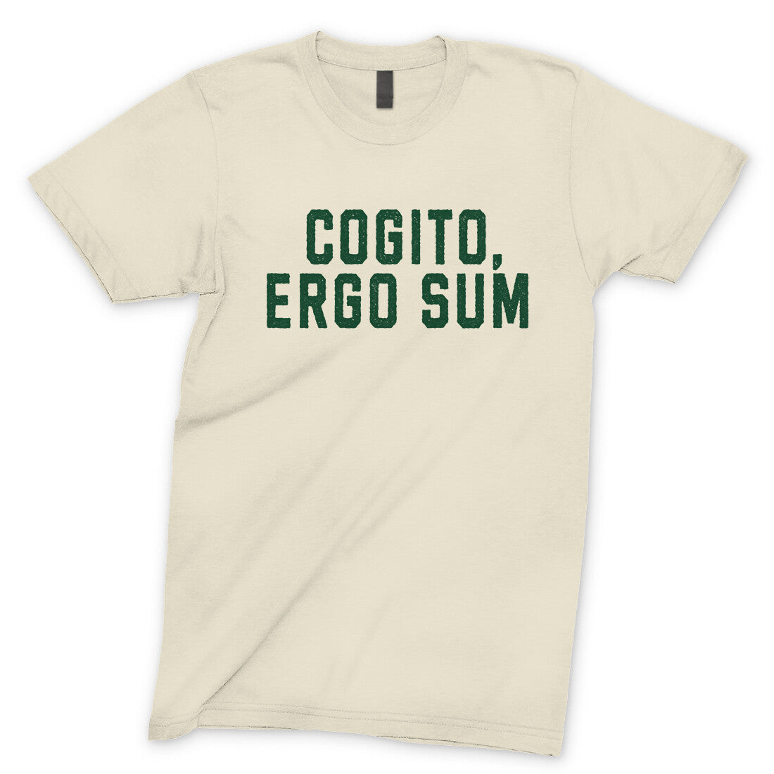 Cogito Ergo Sum in Natural Color